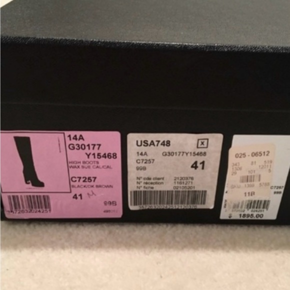 Chanel  Black and Brown Knee-High Boots - Picture 14 of 17